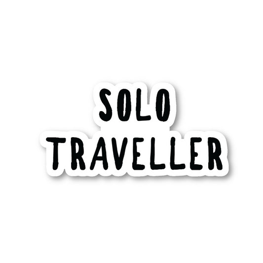 Solo Traveller Vinyl Sticker