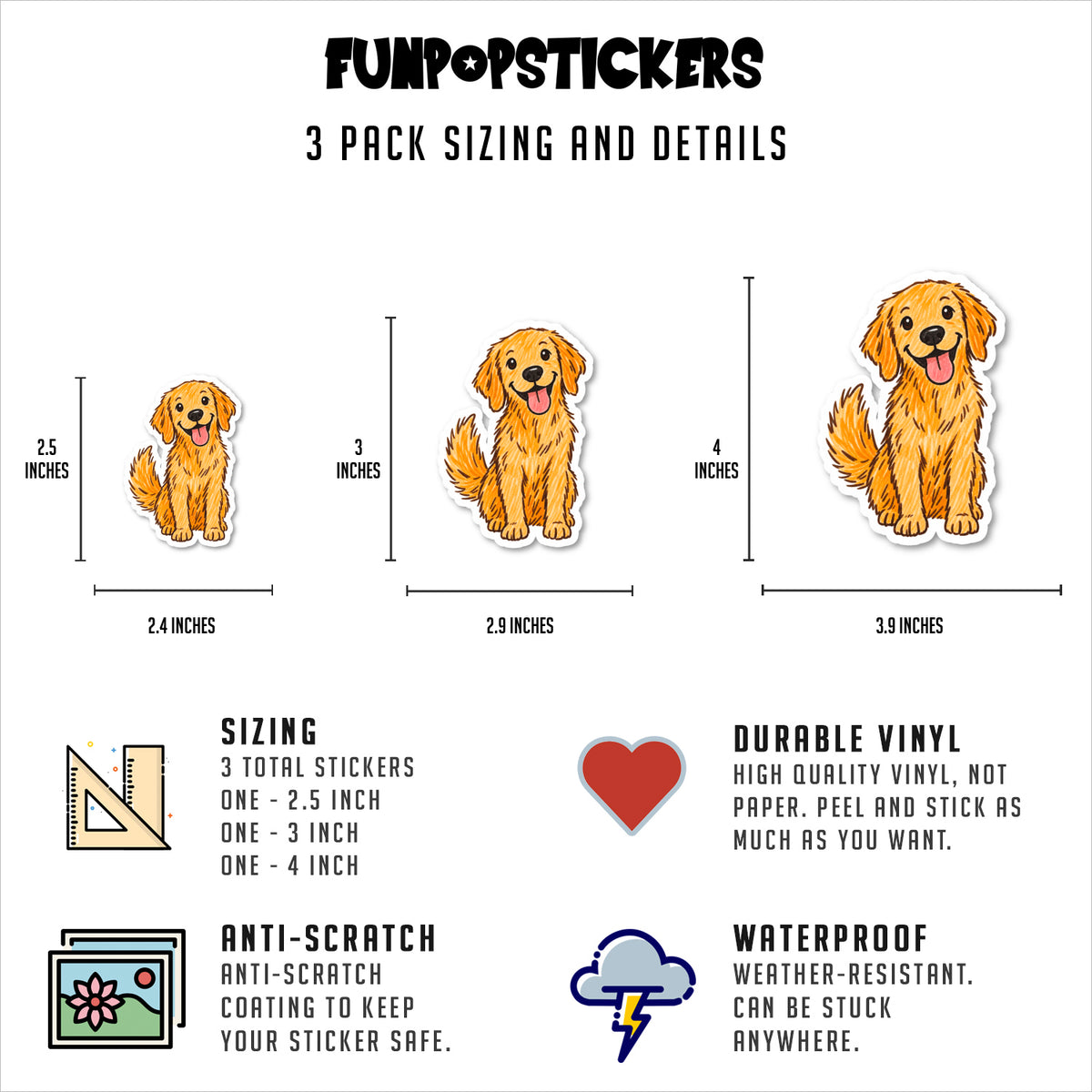 Dog Stickers Vinyl Stickers