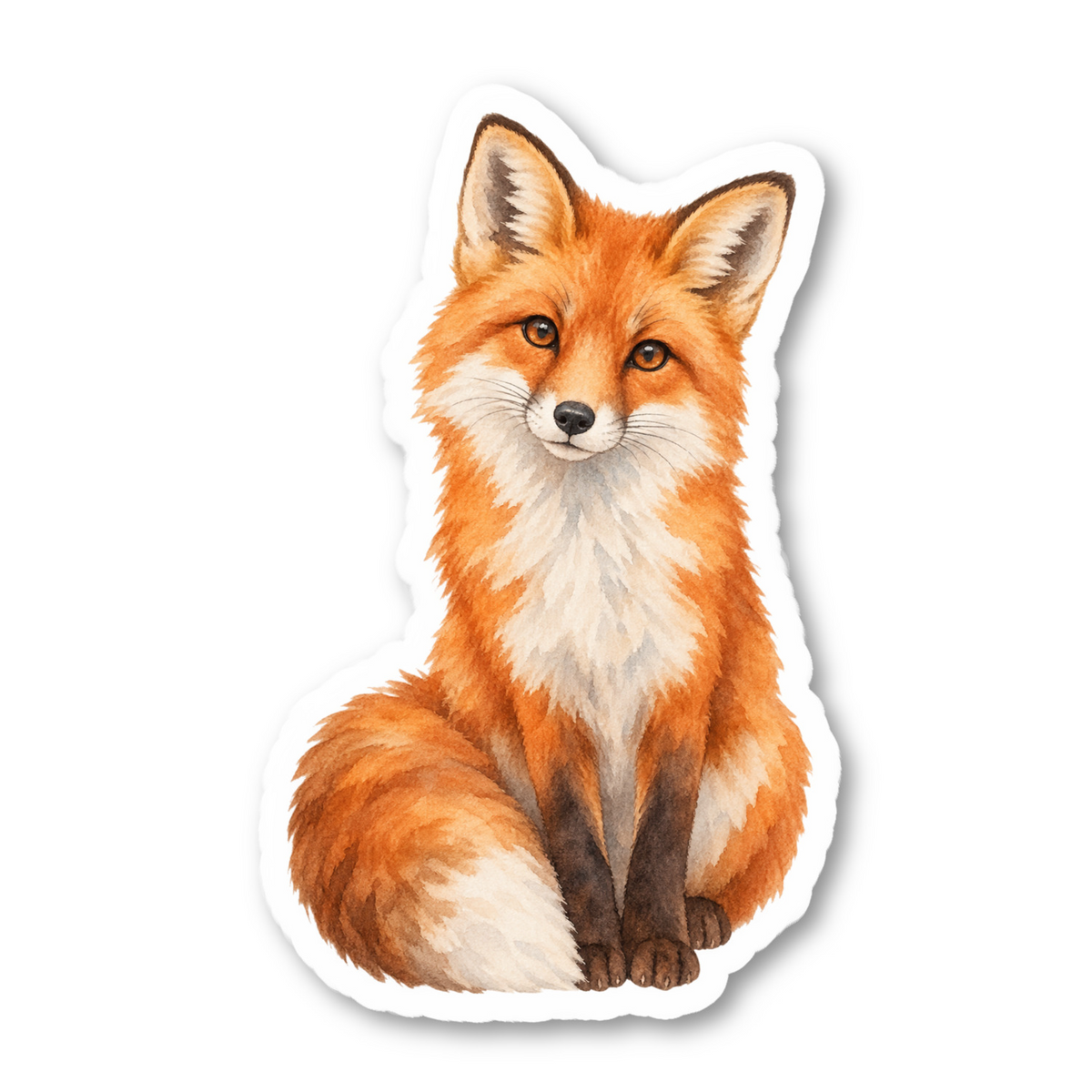 Fox Stickers Vinyl Sticker
