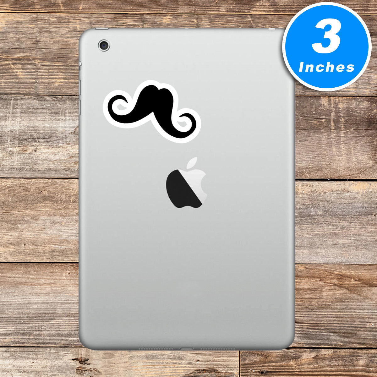Old Timey Mustache Vinyl Stickers