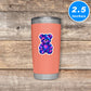 Tie Dye Bear Stickers Vinyl Stickers
