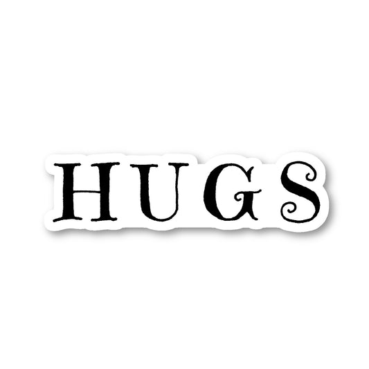 Hugs Vinyl Sticker
