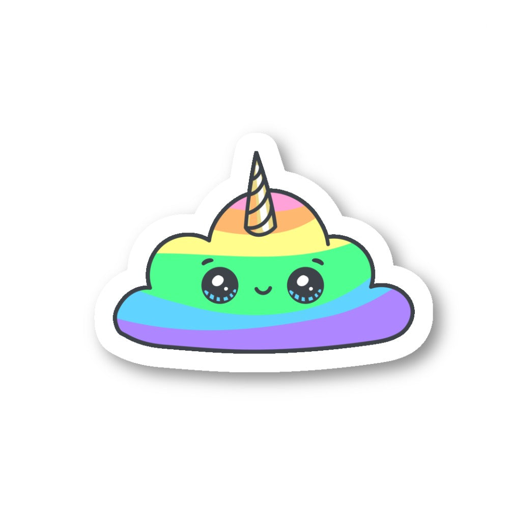 Unicorn CLoud Vinyl Sticker
