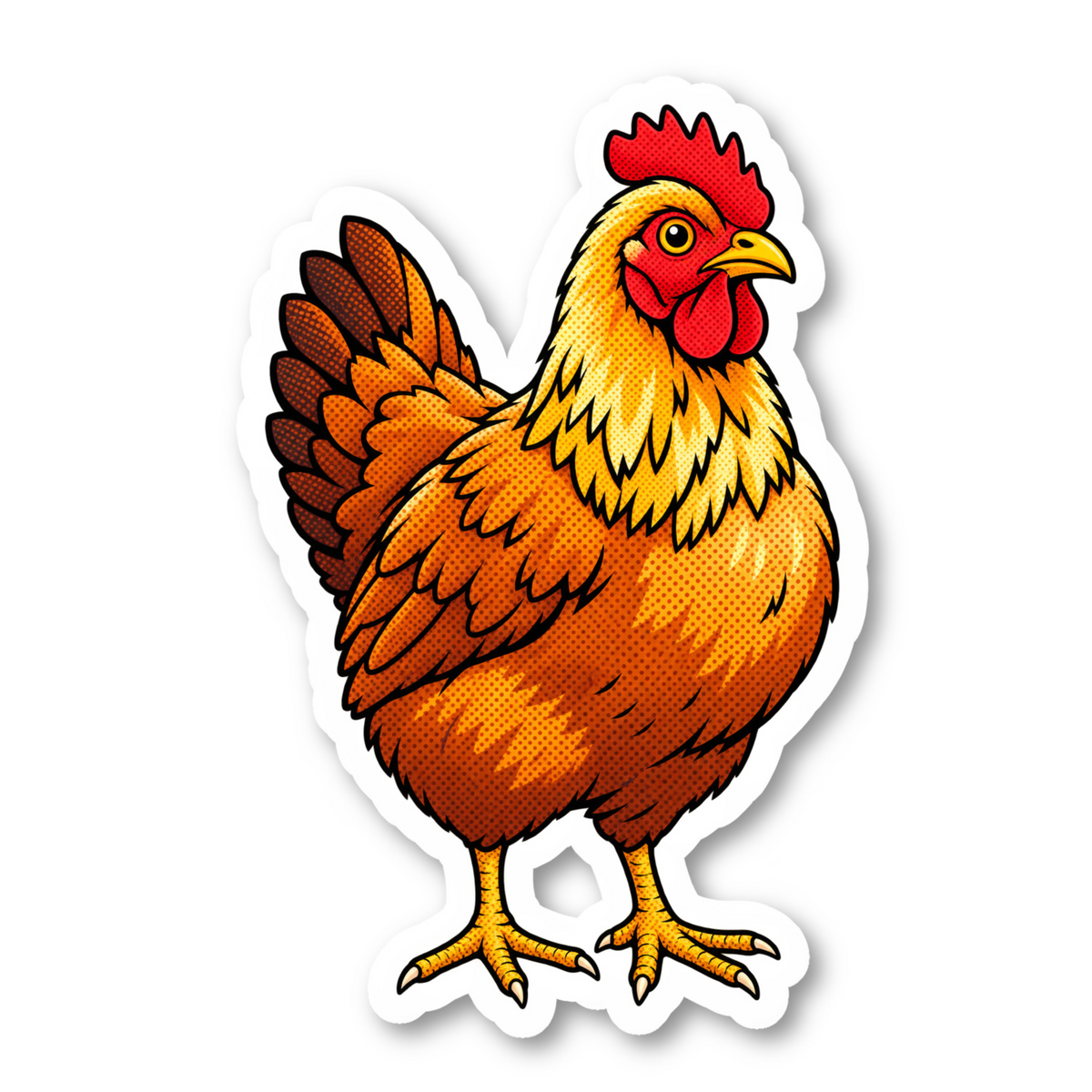 Chicken Stickers Vinyl Sticker