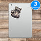 Raccoon Stickers Vinyl Stickers
