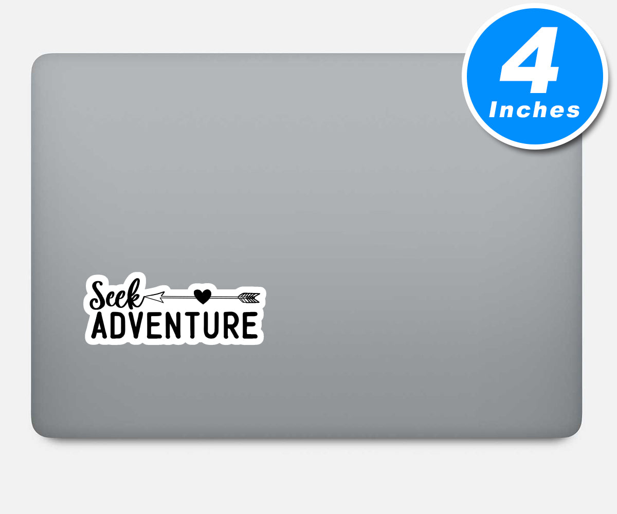 Seek Adventure Vinyl Stickers