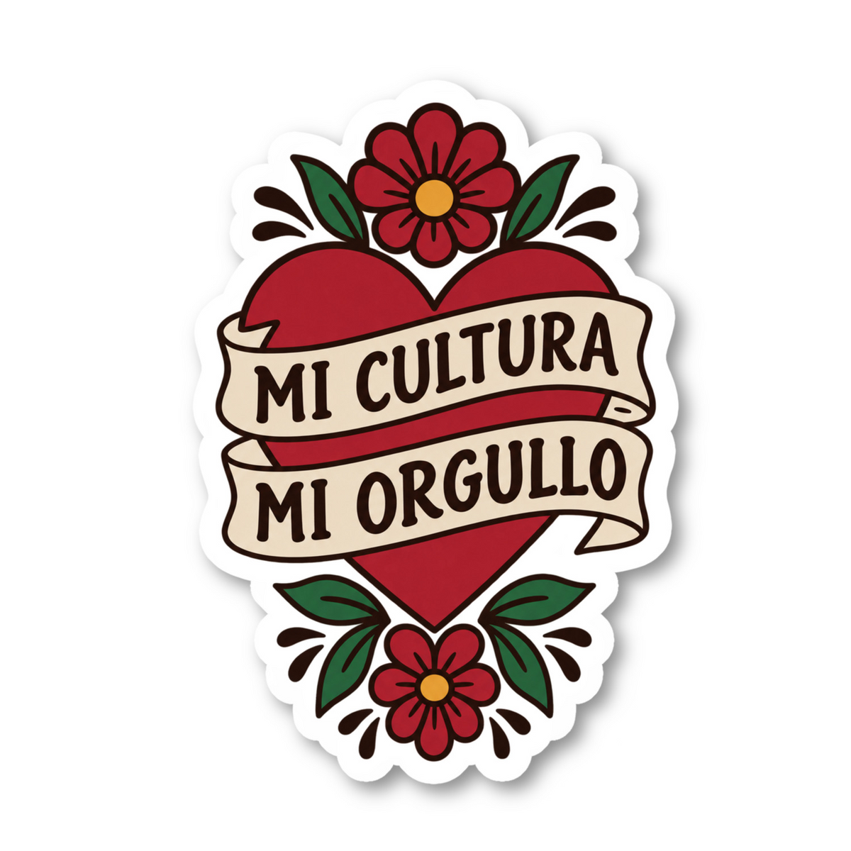 Mi Cultura Mi Orgullo Sticker Vinyl Sticker