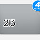 Los Angeles California 213 Area Code Vinyl Stickers