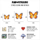 Butterfly Stickers Vinyl Stickers