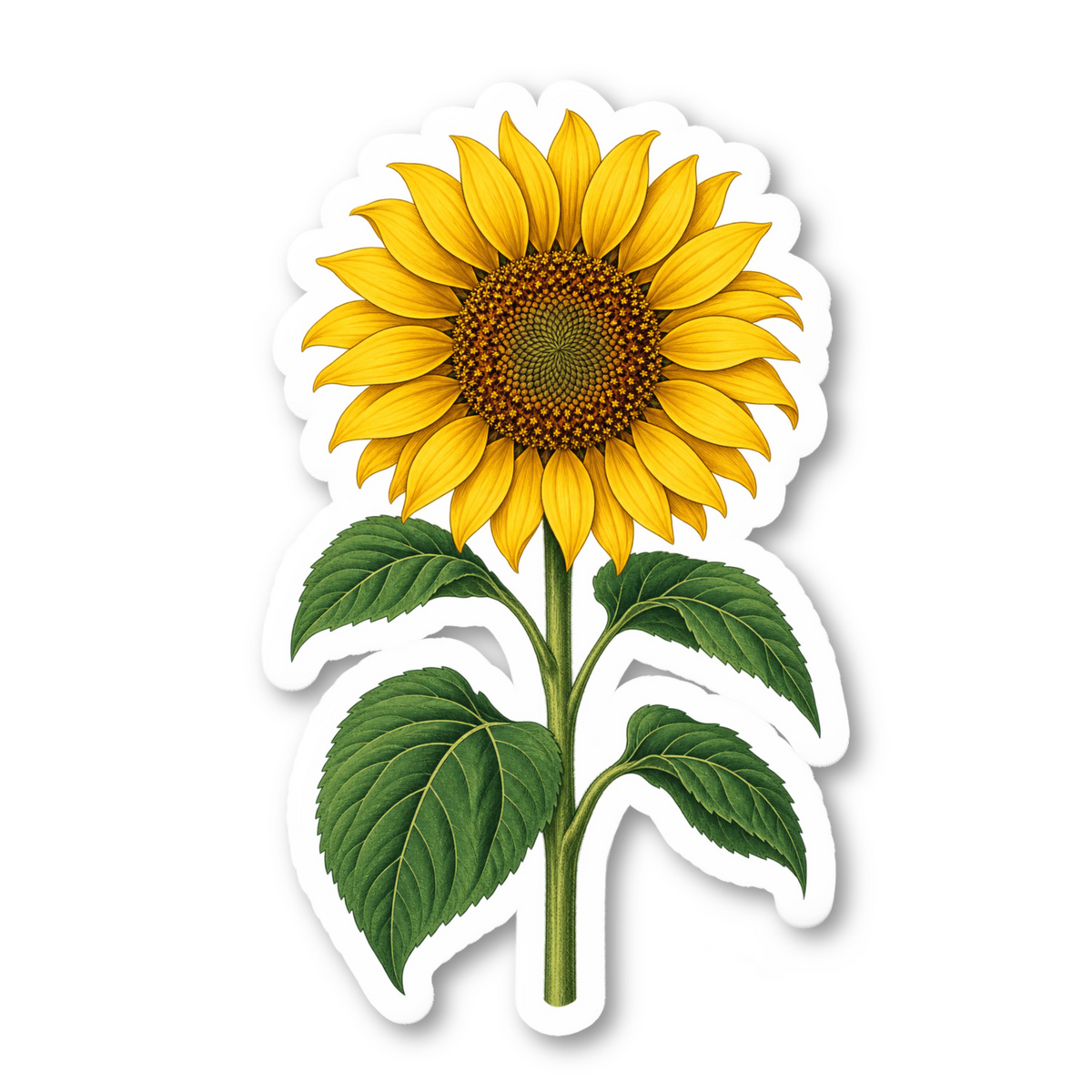 Vintage Botanical Illustration Sticker Vinyl Sticker