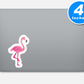 Pink Flamingo Vinyl Stickers