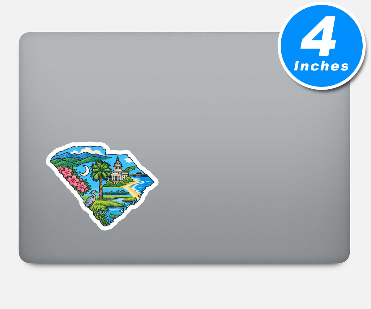 South Carolina Vinyl Stickers