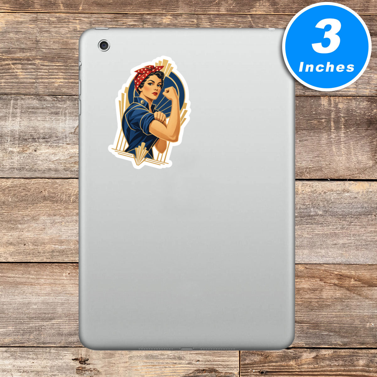 Rosie The Riveter Vinyl Stickers