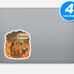 This Is Fine Meme Vinyl Stickers