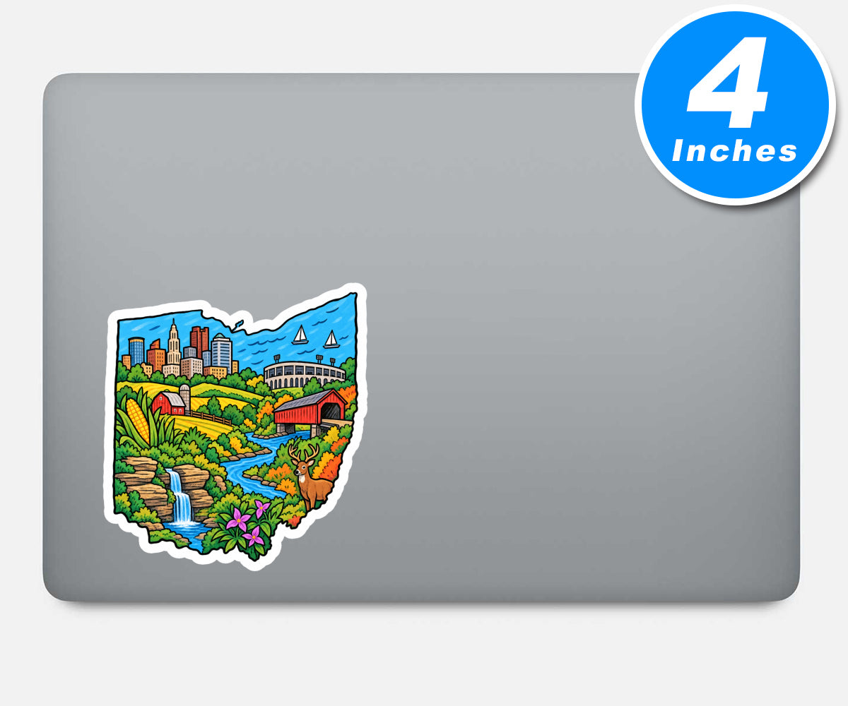 Ohio Vinyl Stickers