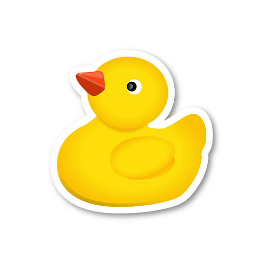 Rubber Ducky Yellow Ducky Vinyl Sticker