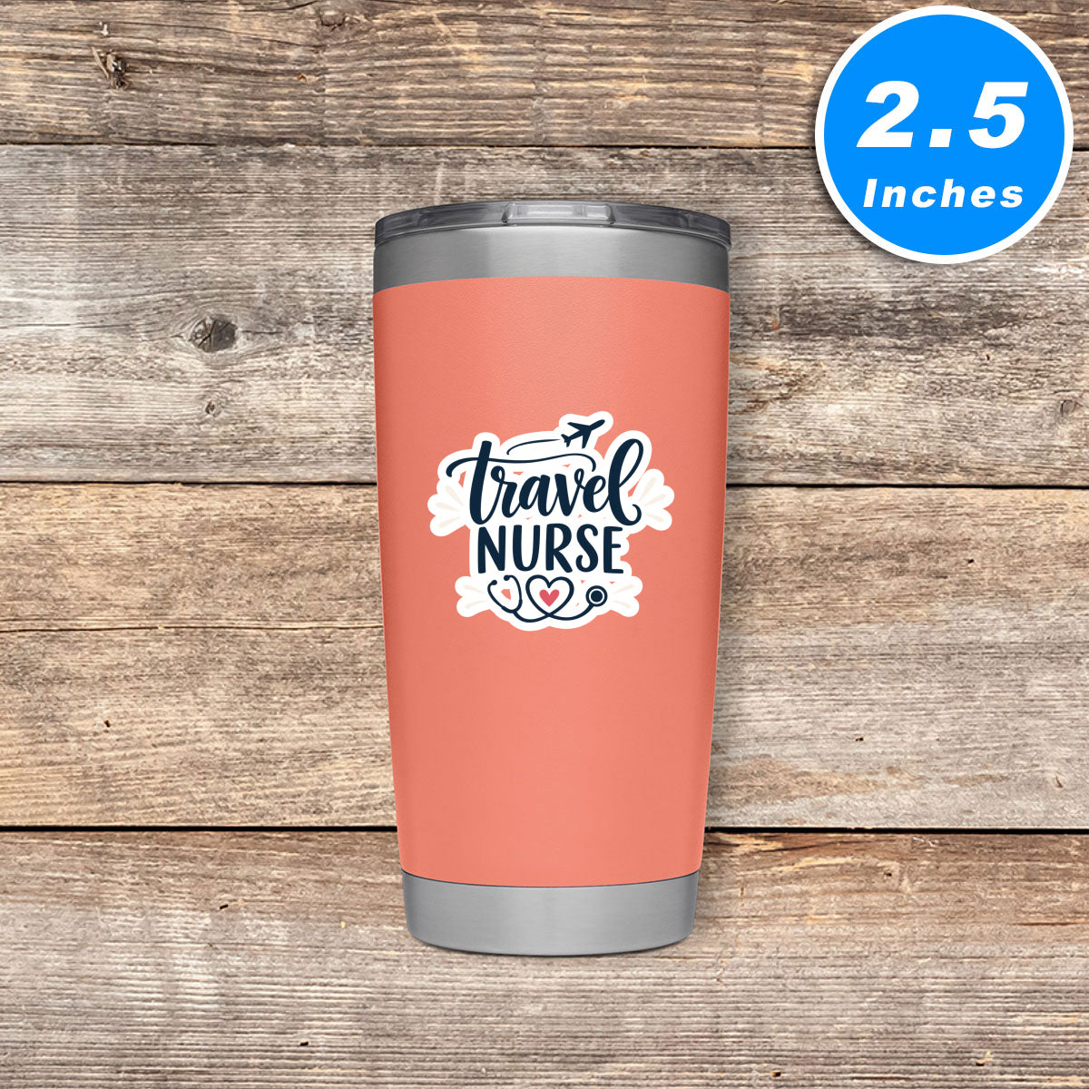Travel Nurse Vinyl Stickers