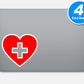 First Aid Medical Heart Doctors Vinyl Stickers