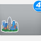 Charlotte Vinyl Stickers