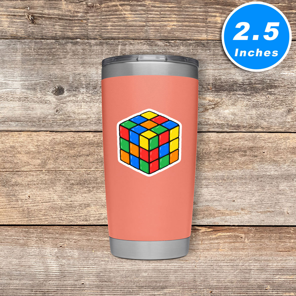 Rubiks Cube Vinyl Stickers