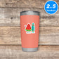 Watermelon Surboarding Vinyl Stickers