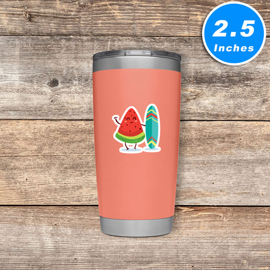 Watermelon Surboarding Vinyl Stickers
