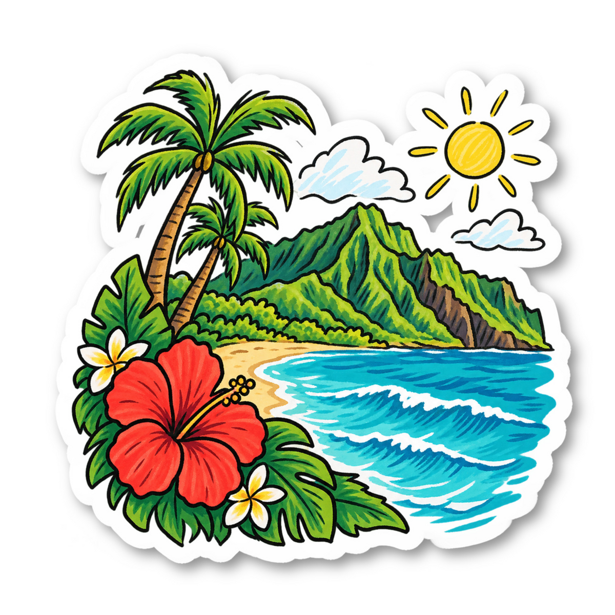 Hawaii Vinyl Sticker