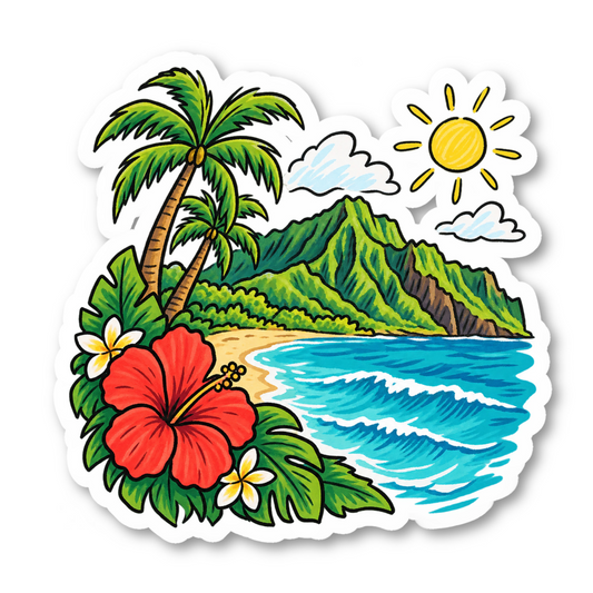 Hawaii Vinyl Sticker