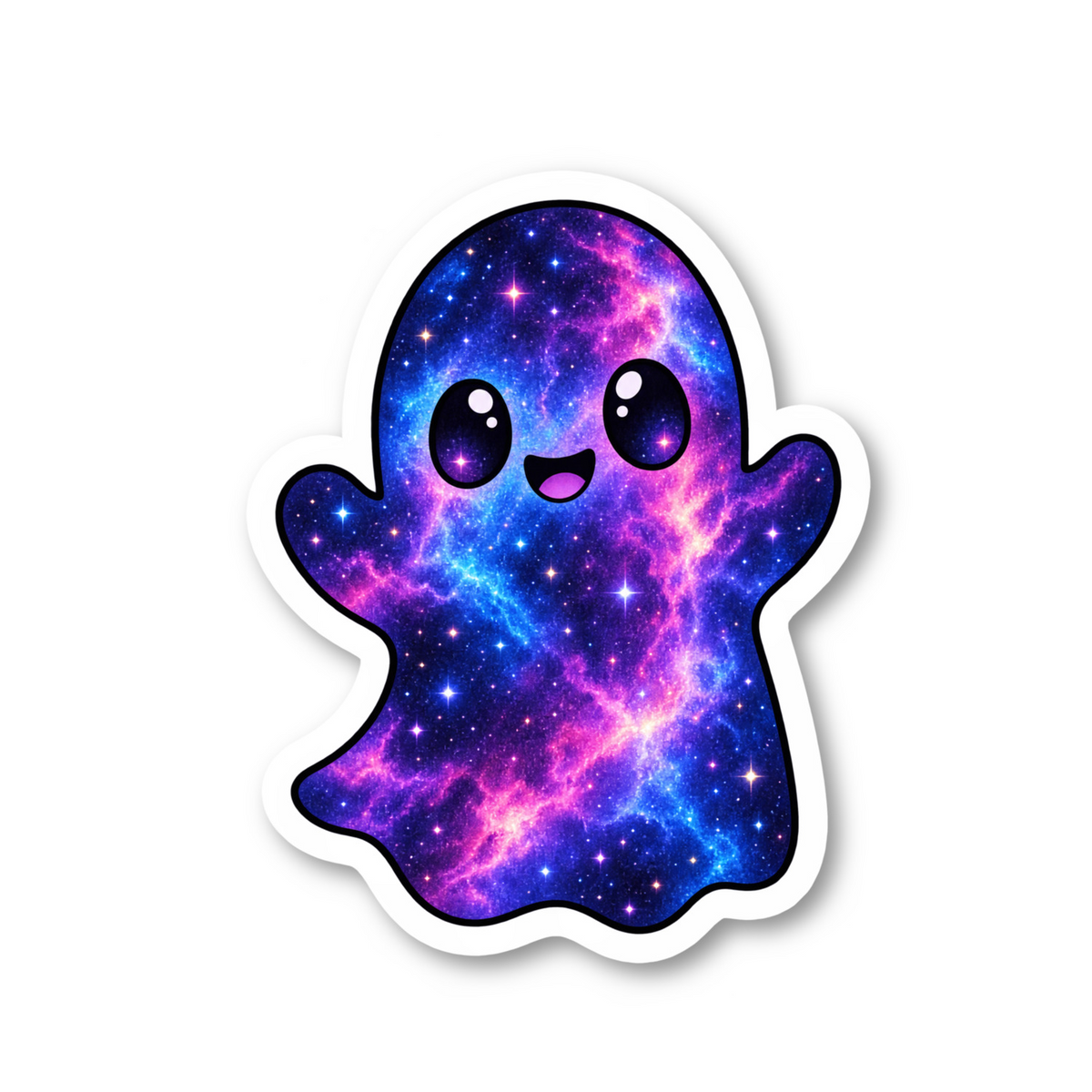 Cute Ghost Stickers Vinyl Sticker