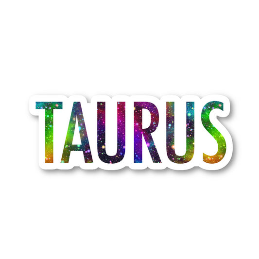 Taurus Astrology Sign Vinyl Sticker