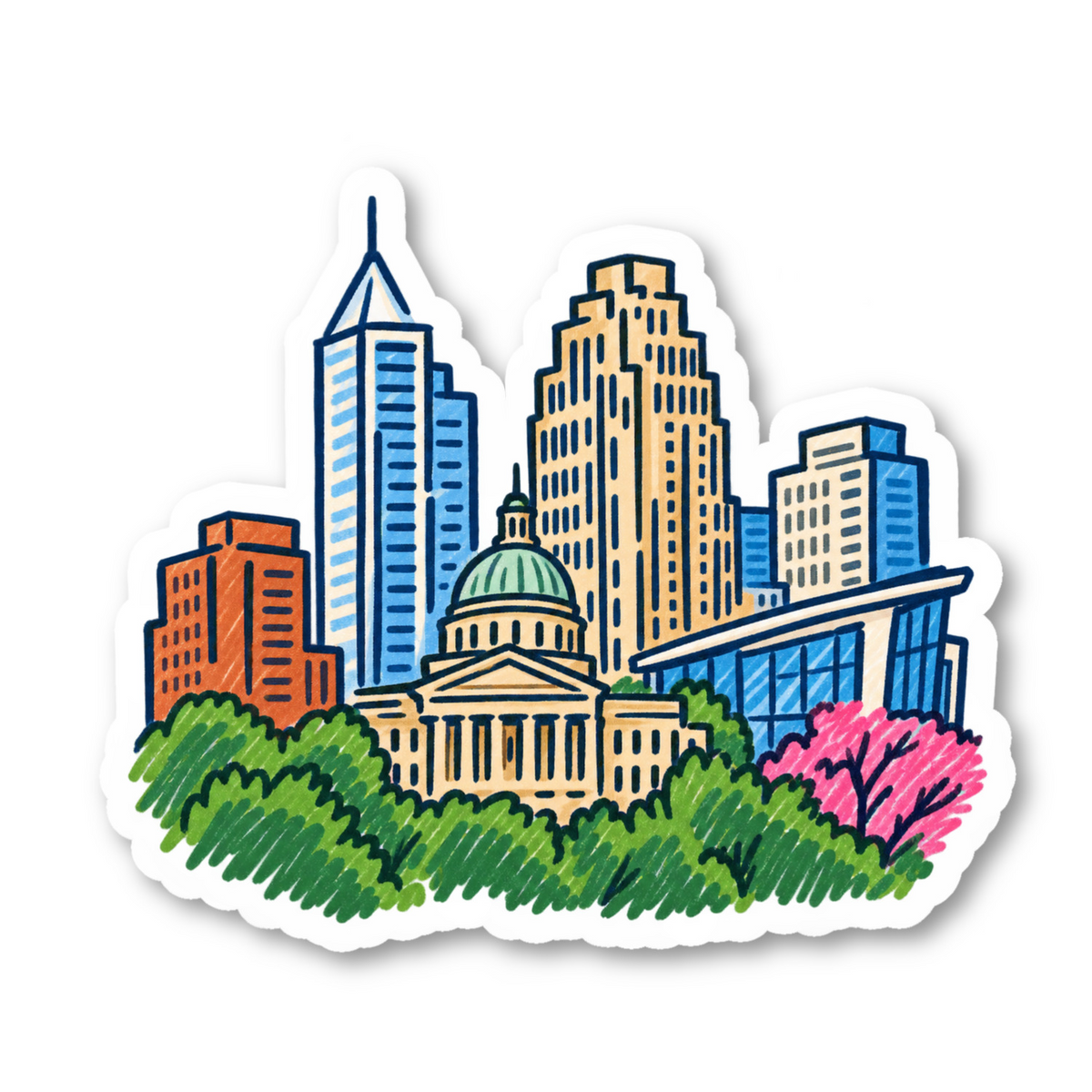 Raleigh Vinyl Sticker
