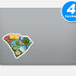 South Carolina Vinyl Stickers