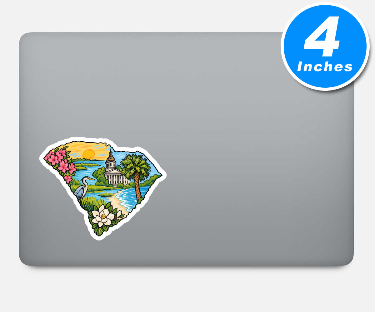 South Carolina Vinyl Stickers