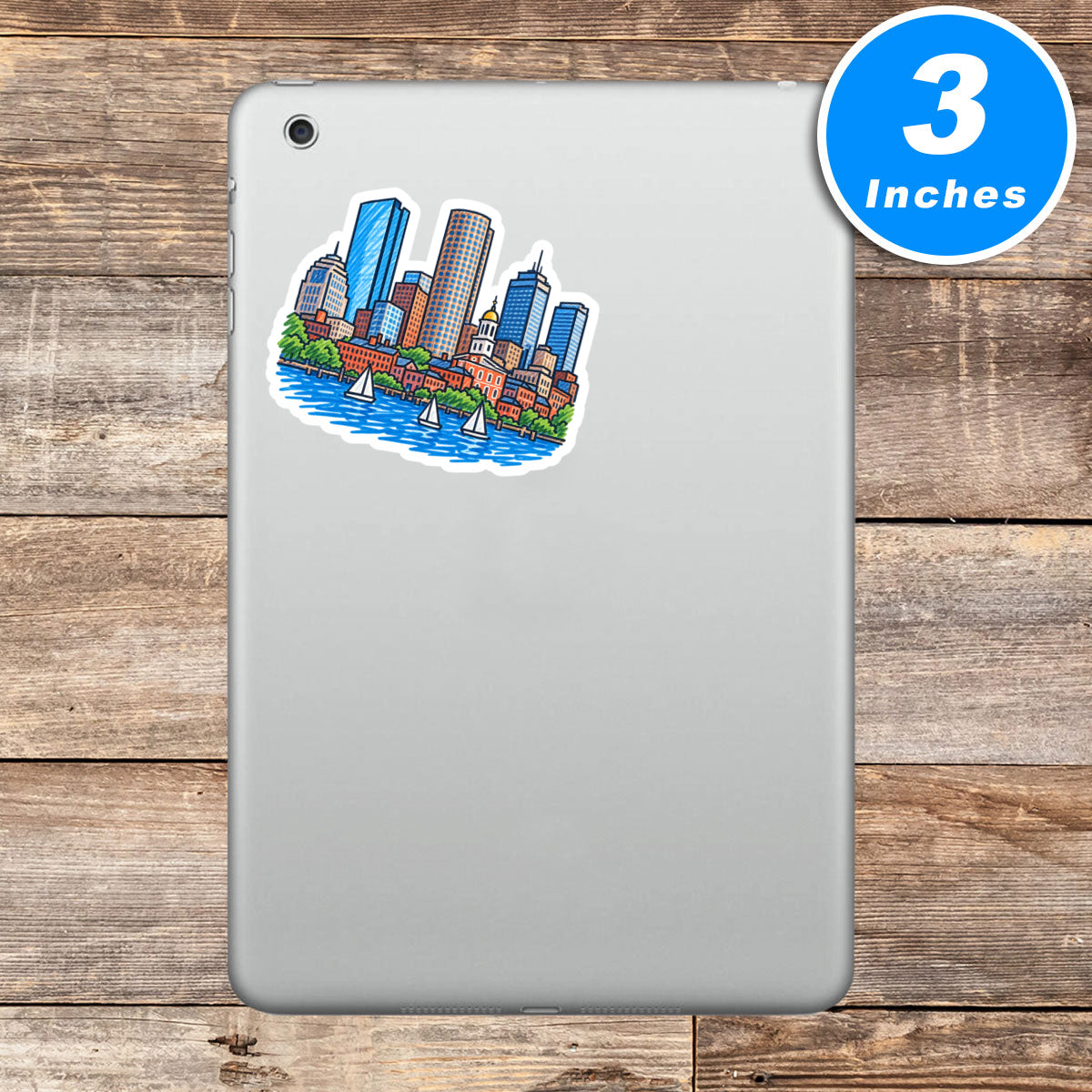 Laptop Stickers Boston Vinyl Stickers