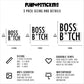 Boss Bitch Vinyl Stickers