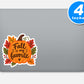 Fall Quotes Vinyl Stickers