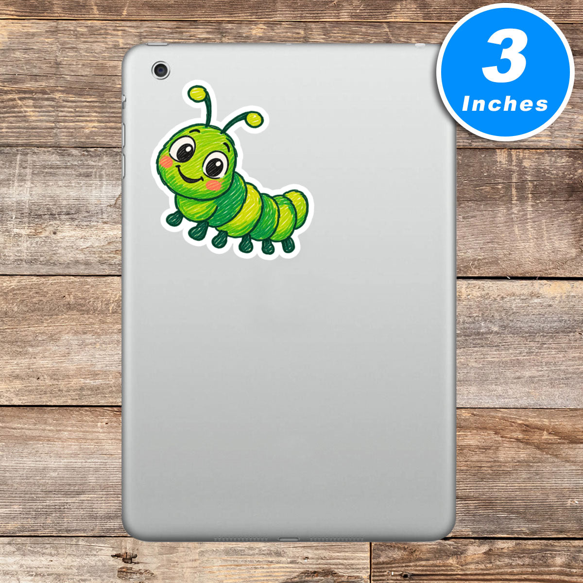 Cartoon Caterpillar Vinyl Stickers