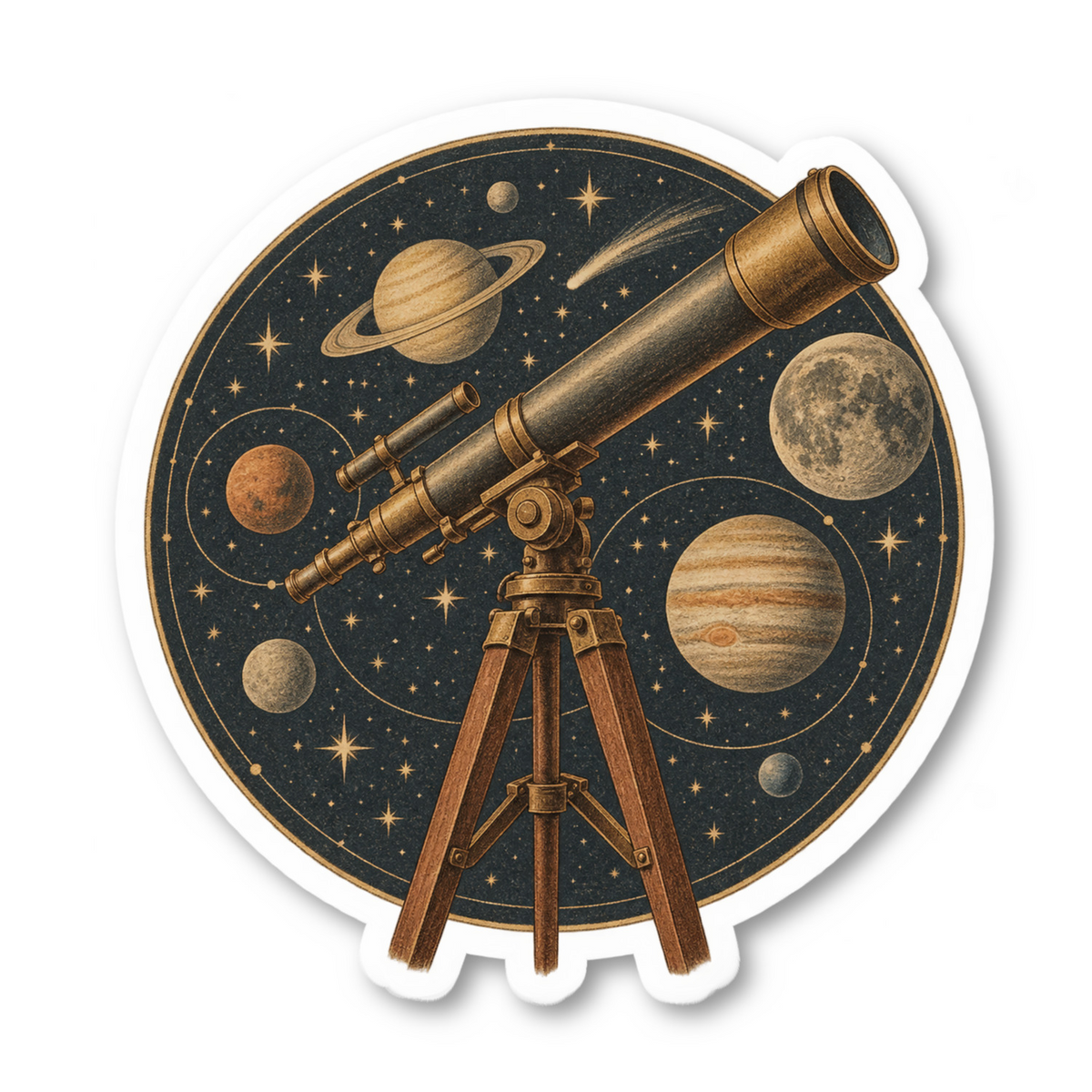 Astronomy Vinyl Sticker