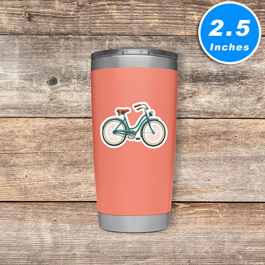 Hand-painted Vintage Bicycle Sticker Vinyl Stickers