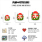 Cute Mushroom Forest Stickers Vinyl Stickers