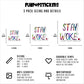 Stay Woke Vinyl Stickers