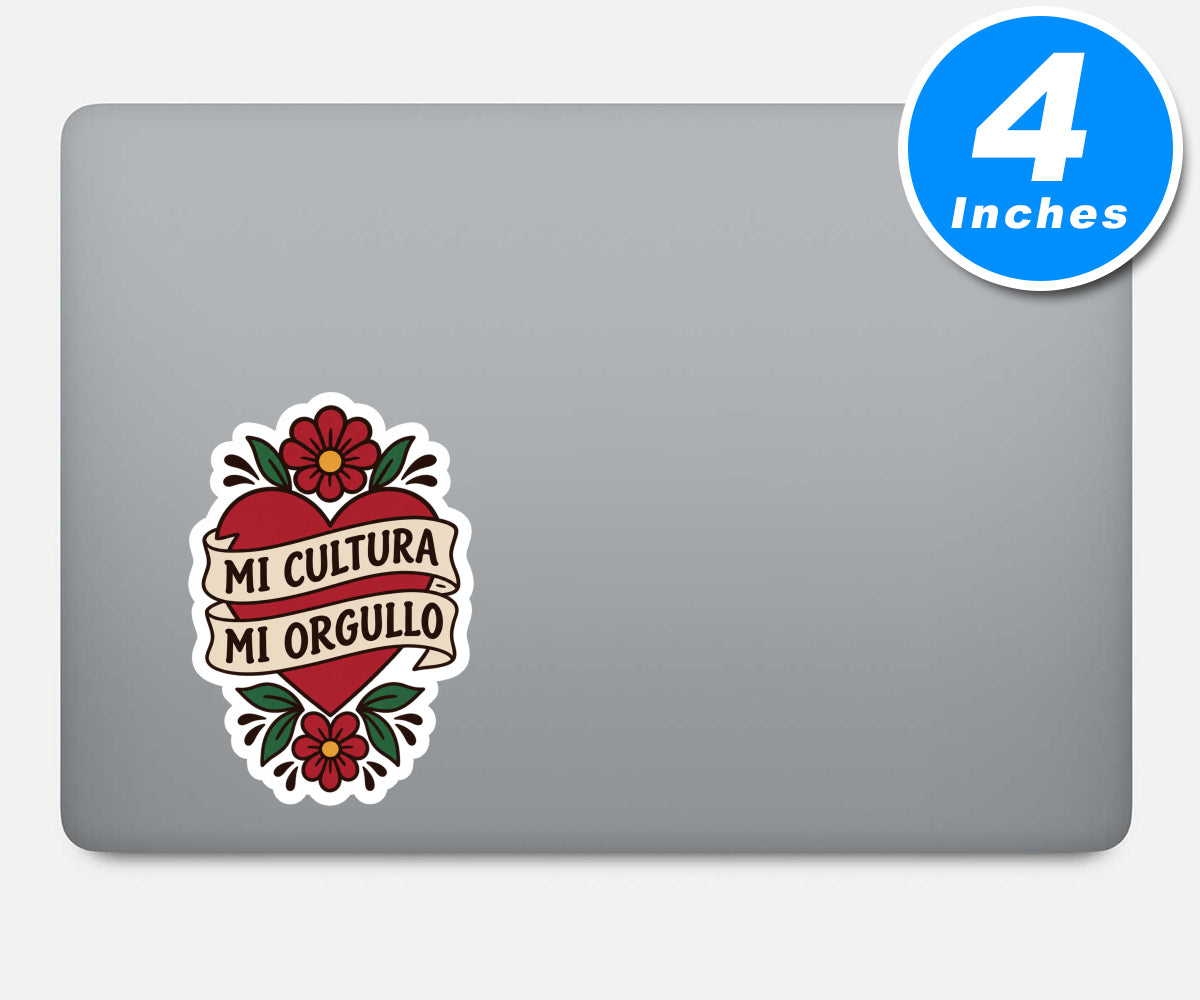 Mi Cultura Mi Orgullo Sticker Vinyl Stickers