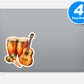 Latin Music Vinyl Stickers