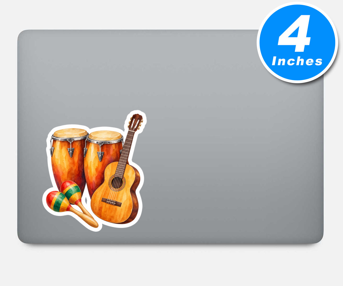 Latin Music Vinyl Stickers