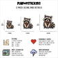 Raccoon Stickers Vinyl Stickers