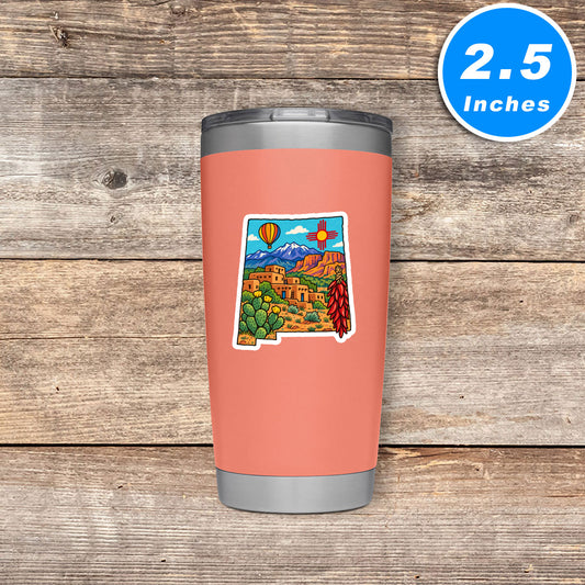 New Mexico Vinyl Stickers