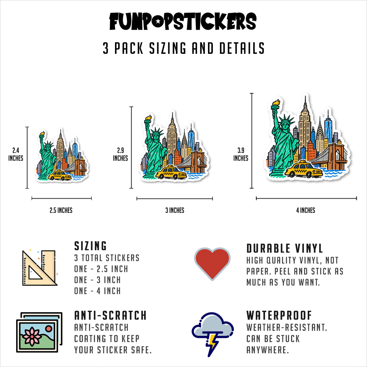 Laptop Sticker Nyc Vinyl Stickers