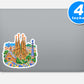 Barcelona Vinyl Stickers