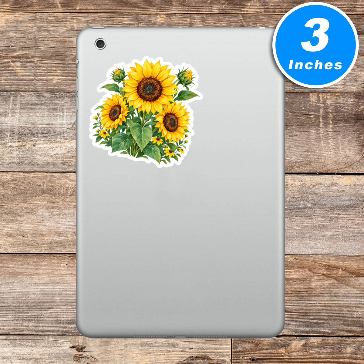 Watercolor Sunflower Garden Sticker Vinyl Stickers