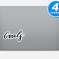 Goals Vinyl Stickers